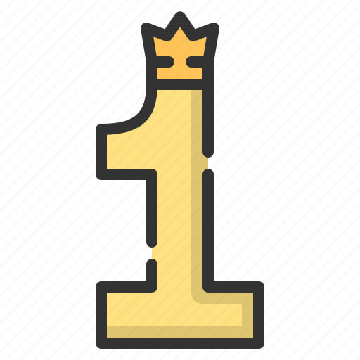 Award, champion, crown, one, winner, 1 icon - Download on Iconfinder