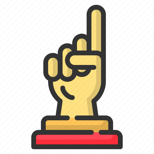 Finger, pointing, success, u, winner icon - Download on Iconfinder