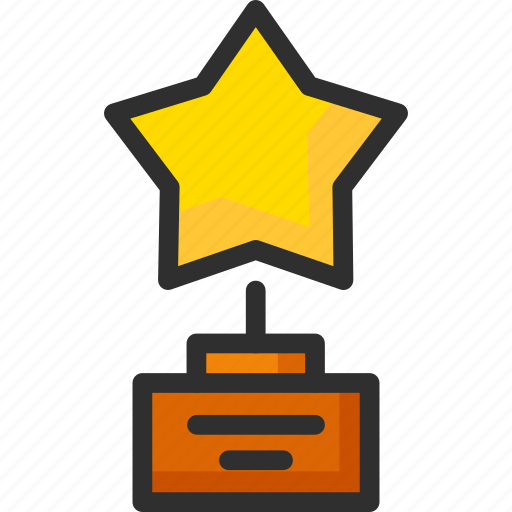 Award, prize, star, statuette, trophy, win icon - Download on Iconfinder