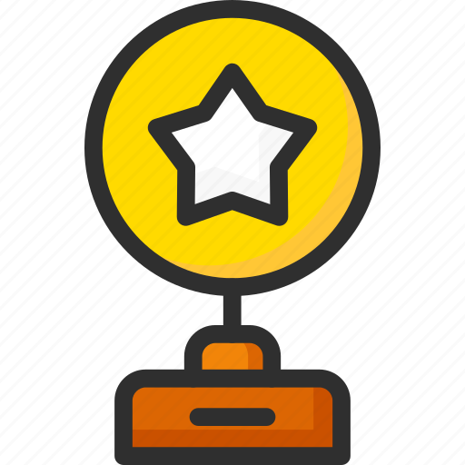 Achievement, award, prize, star, statuette, trophy, win icon - Download on Iconfinder