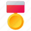 award, badge, medal, ribbon 