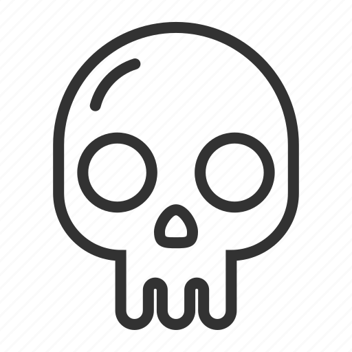 Scary, halloween, skull icon - Download on Iconfinder