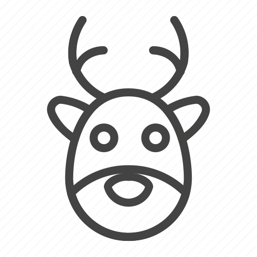 Christmas, deer icon - Download on Iconfinder on Iconfinder
