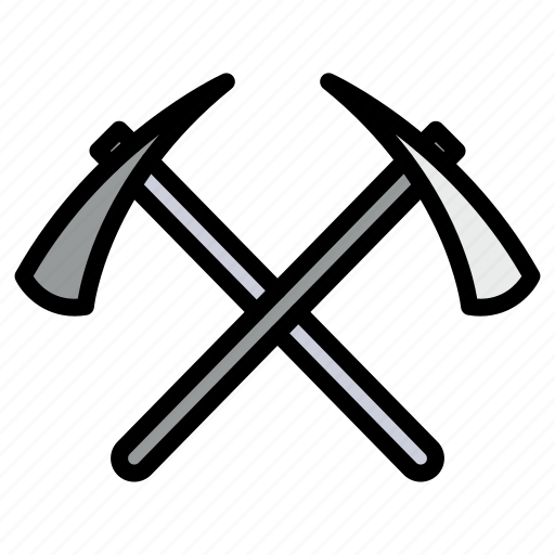 Axe, hatchet, sharp, cut, barbarian, pickaxe, mining icon - Download on Iconfinder