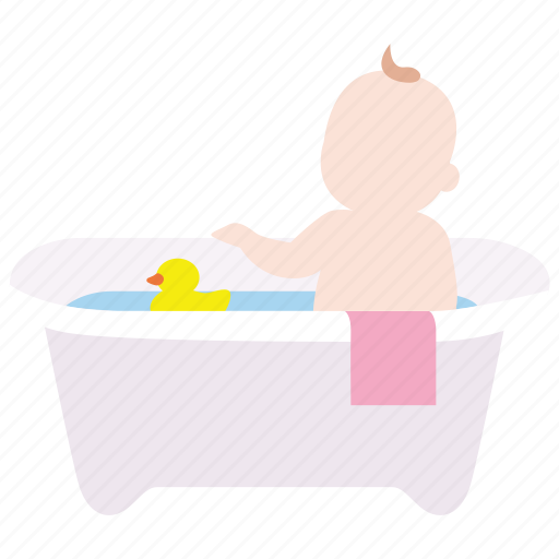 Baby, bath, bathtub, infant, time, toddler, tub icon - Download on Iconfinder