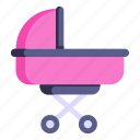 stroller, pram, perambulator, baby carriage, baby cart