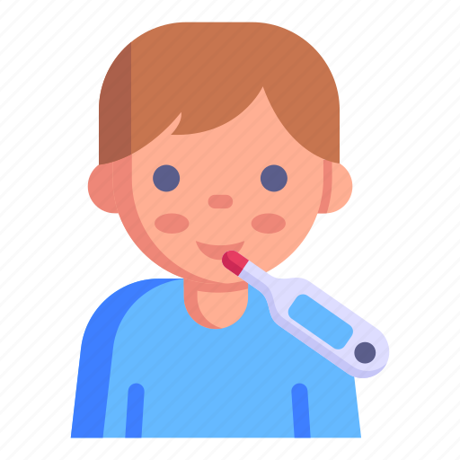 Baby temperature, sick baby, kid, sick boy, little kid icon - Download on Iconfinder