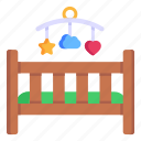 crib, cradle, baby bed, newborn bed, wooden cradle