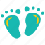 baby, footprint, step, newborn 