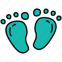 baby, footprint, newborn, infant