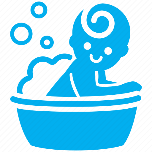 Baby, bath, bathing, kid, toddler, baby shower, child icon - Download on Iconfinder