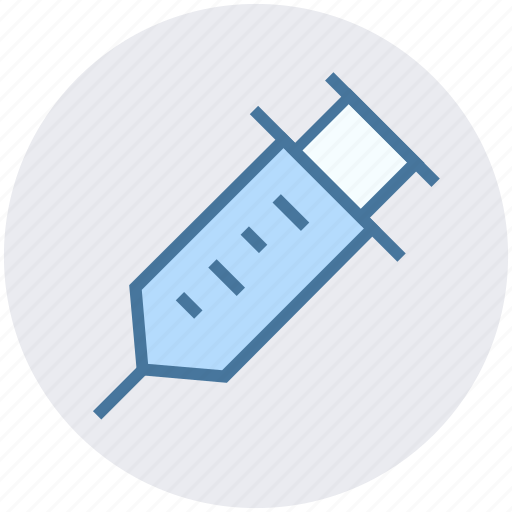 Drug, injection, injector, needle, steroid, syringe, vaccine icon - Download on Iconfinder
