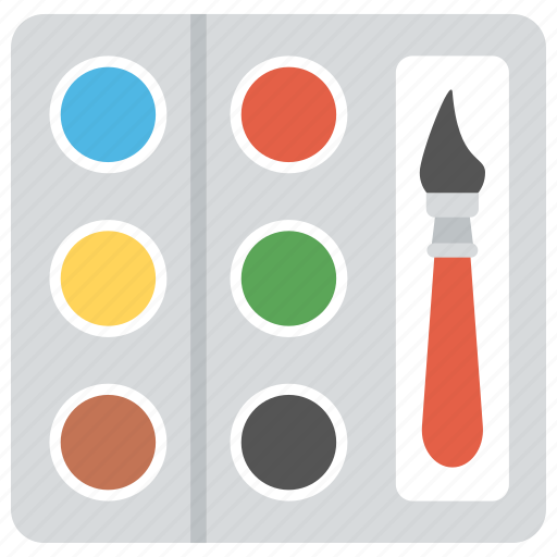 Art, artist plate, colors, paint palette, painting icon - Download on Iconfinder