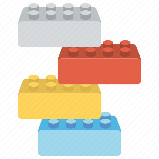 Blocks, building blocks, building bricks, plastic blocks, toy blocks icon - Download on Iconfinder