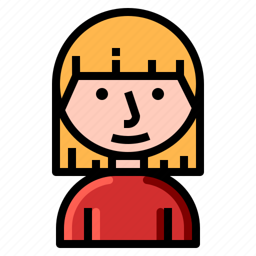 Avatar, child, face, girl icon - Download on Iconfinder