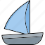sailboat, sailing boat, sailing ship 