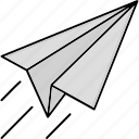 origami, paper glider, paper plane