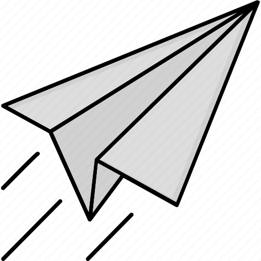 Origami, paper glider, paper plane icon - Download on Iconfinder