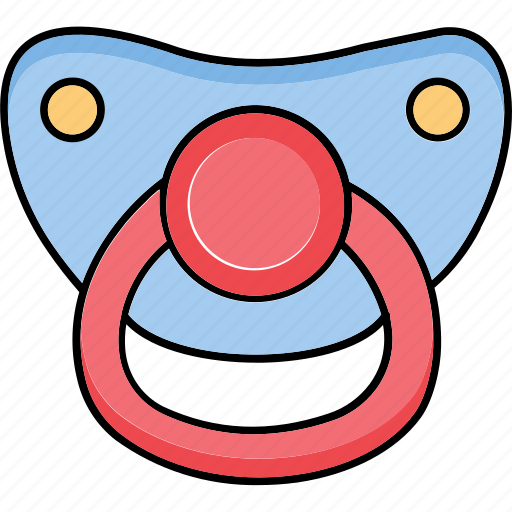Baby comforter, baby soother, baby teether icon - Download on Iconfinder