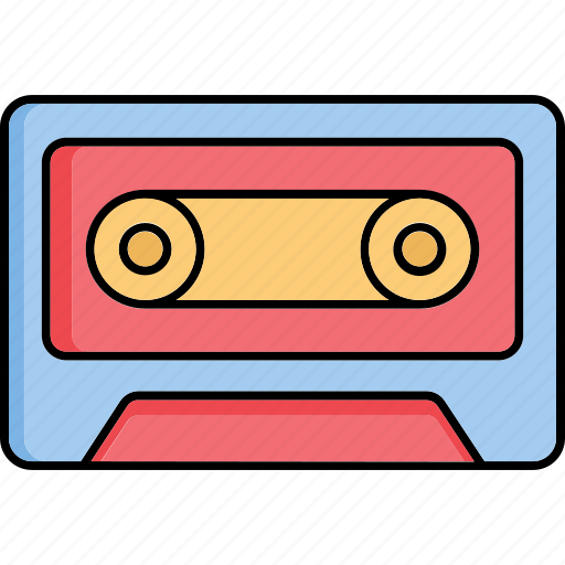 Cassette, cassette tape, compact cassette icon - Download on Iconfinder