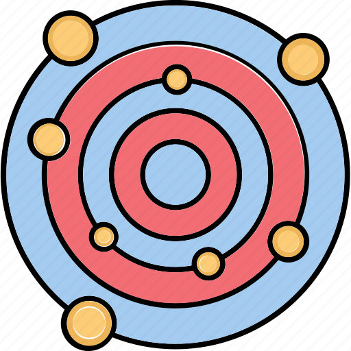 Atom, atomic model, atomic structure icon - Download on Iconfinder