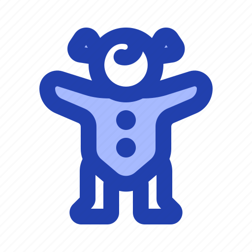 Girl, walk, baby, outfit icon - Download on Iconfinder