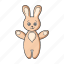 bunny, play, rabbit, soft, toy 