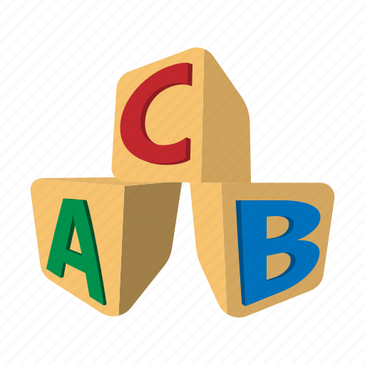 Abc, alphabet, block, cube, kids, letter, toy icon - Download on Iconfinder