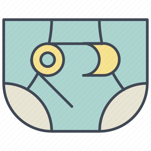 Baby, diaper, diapers, dipper, infant, pampers icon - Download on Iconfinder