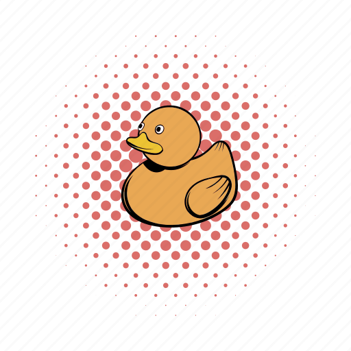 Baby, child, comics, duck, rubber, shower, toy icon - Download on Iconfinder
