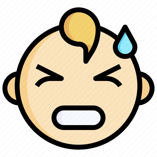Anxious, emotion, face, unhappy, emoticons icon - Download on Iconfinder