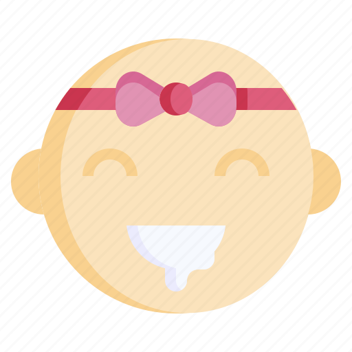 Hungry, drool, smileys, baby, girl, avatar icon - Download on Iconfinder