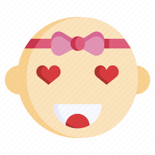 Love, baby, girl, eye, heart, avatar icon - Download on Iconfinder