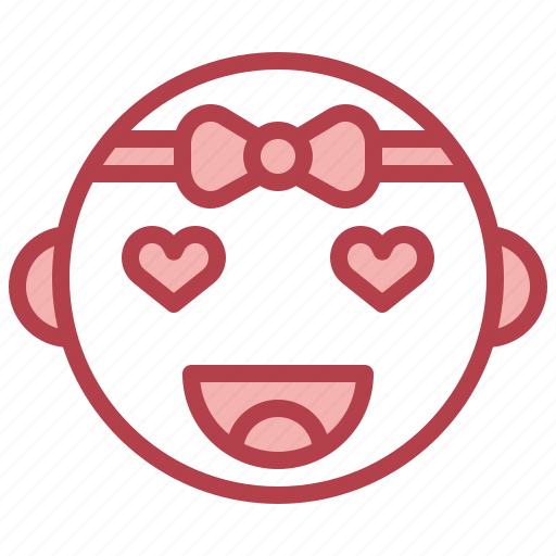 Love, baby, girl, eye, heart, avatar icon - Download on Iconfinder