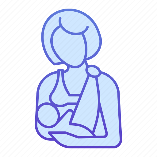 Baby, woman, female, breastfeeding, breast, child, family icon - Download on Iconfinder