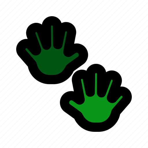 Handprint, baby, right, hand, footstep icon - Download on Iconfinder