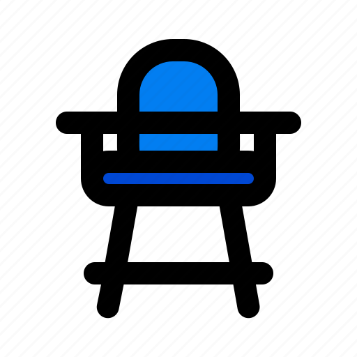 High, chair, baby, tool icon - Download on Iconfinder