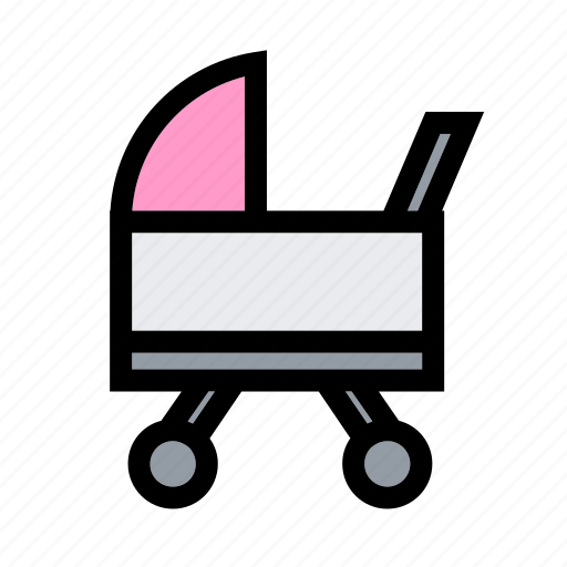 Baby, carriage, child, children, kids, toys icon - Download on Iconfinder