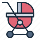 stroller, baby, kid, children
