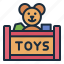 toy, toys, baby, kid, children, toy box 