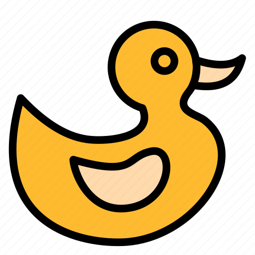 Baby, duck, newborn, rubber, toy icon - Download on Iconfinder