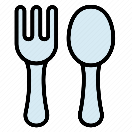 Baby, cutlery, fork, kid, spoon icon - Download on Iconfinder