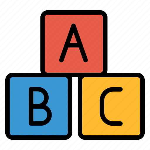 Abc, alphabet letters, baby, baby abc cubes, kid, toy icon - Download on Iconfinder