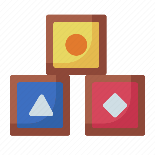 Cube, child, girl, boy, kid, newborn, childhood icon - Download on Iconfinder