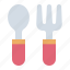 baby, cutlery, spoon, and, fork, kid, children 
