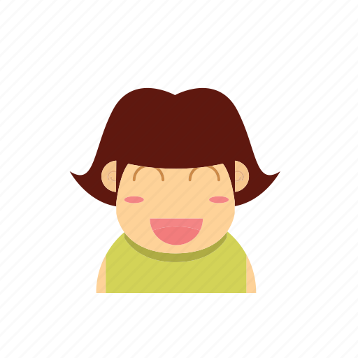 Avatar, baby, girl, face, female, kid, smiley icon - Download on Iconfinder