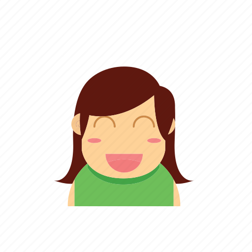 Avatar, baby, girl, face, female, kid, smiley icon - Download on Iconfinder