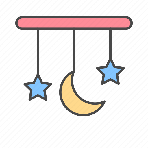 Baby, bed, crescent, star icon - Download on Iconfinder