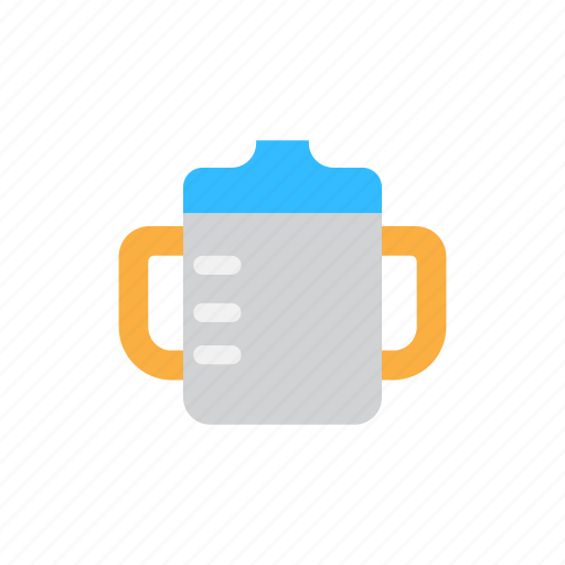 Baby, cup, cute, girl, kid, milk, mug icon - Download on Iconfinder