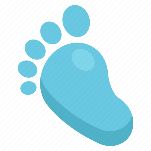 Baby, baby shower, foot, foot print icon - Download on Iconfinder